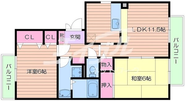 ネオパーチェ　A棟の物件間取画像